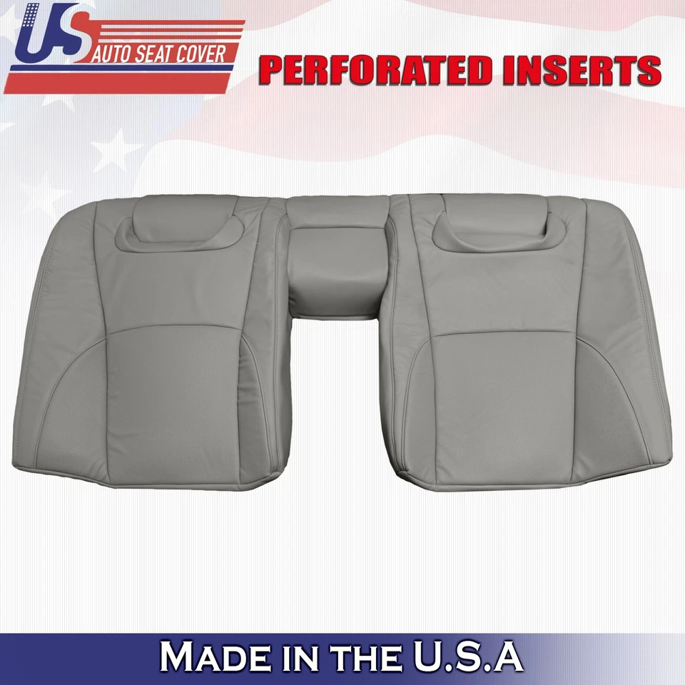 Capas de assento de couro cinza para Lexus ES350 2ª fileira superior e inferior do banco 2007 a 2012 - Imagem 2 de 4