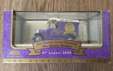 LLEDO COLLECTIBLES BULLNOSE MORRIS VAN QUEEN MOTHER 100 GLORREICHE JAHRE
