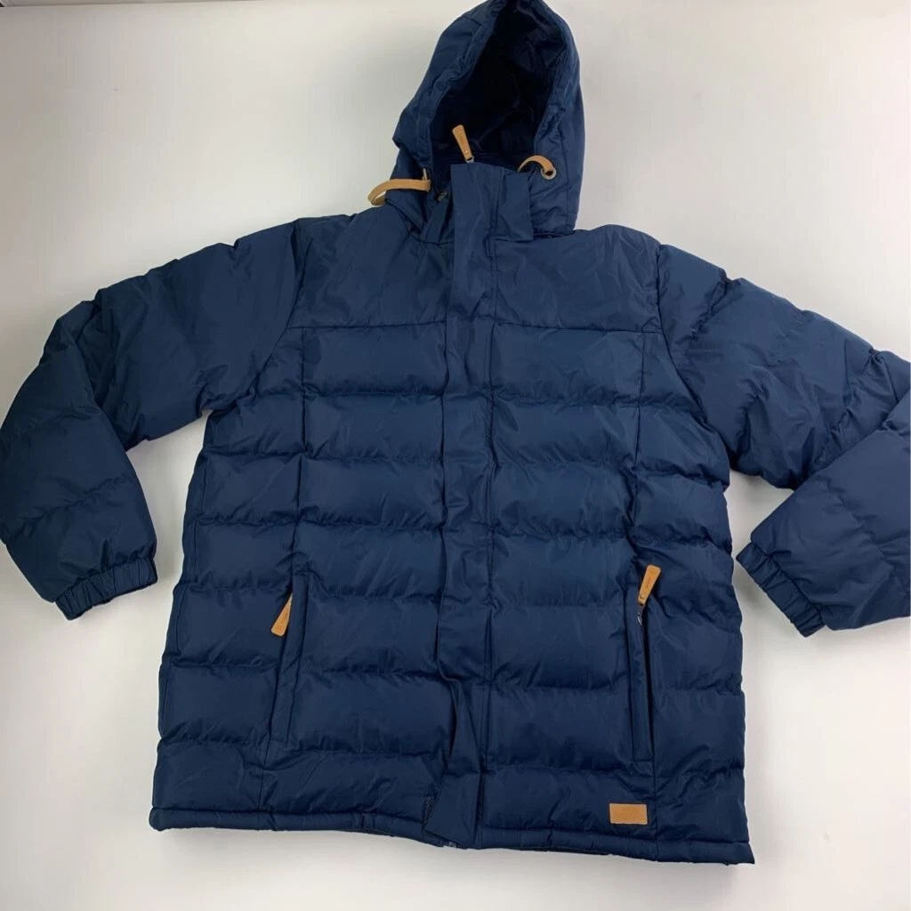 Trespass Mens Westmorland Padded TP50 Puffer Jacket Blue Hooded Full Zip XL New