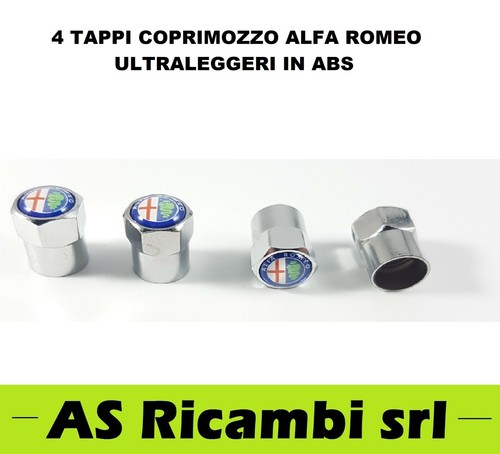Set di 4 tappi valvole metallo nero con logo Citroën