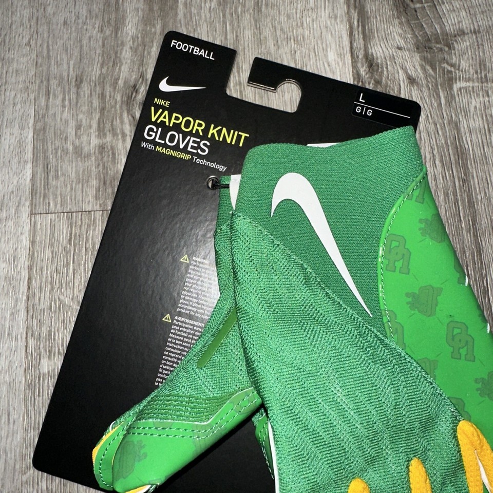 Nike Superbad 6.0 Football Gloves NCAA Oregon Ducks Disney Donald Duck