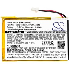 BATTERIE 680mAh LIS1382 J 8704A41918 For Sony Portable Reader PRS-500, PRS-505