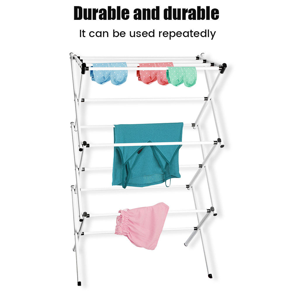 Heavy Duty Airer Clothes Drying Rack Clothes Horse Indoor Outdoor