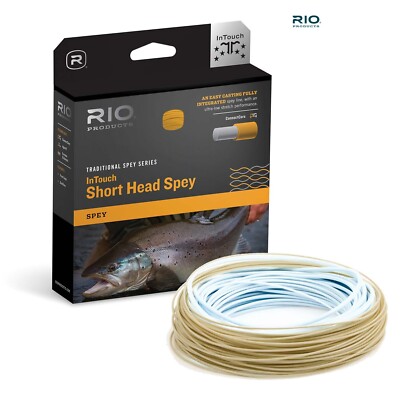 Rio  INTOUCH Short Head Spey Fliegenschnur (blau/orange/stroh) * 2026 Aktien * ISPEY