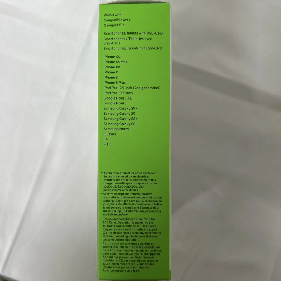 Cargador de Coche Belkin 27W USB-C con Carga Rápida para Apple, Google, Samsung - NUEVO™ Foto 3 de 4