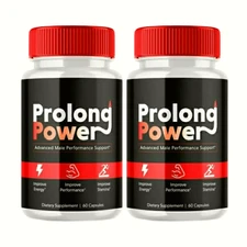 2-Pack Prolong Power to Boost Vitality and Performance for Men - 120 Capsules