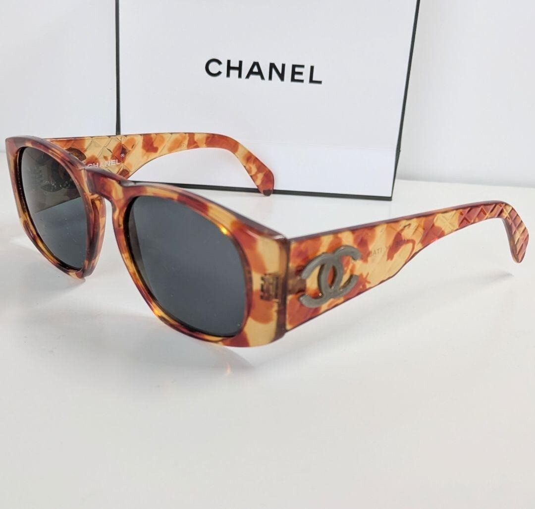 CHANEL 0003 Tortoiseshell Sunglasses with Coco Mark