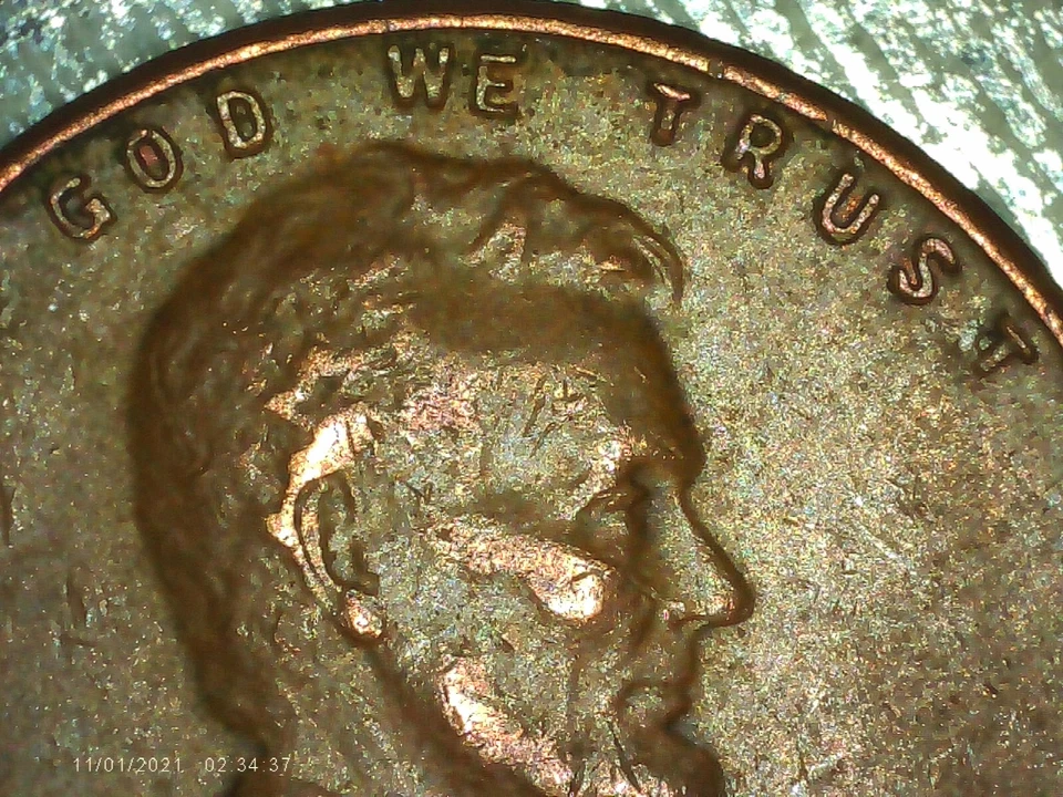 1950-S/S Lincoln Wheat Penny, RPM, Filled in Zero, L on rim, DDO #P11A1 - Image 3 of 4
