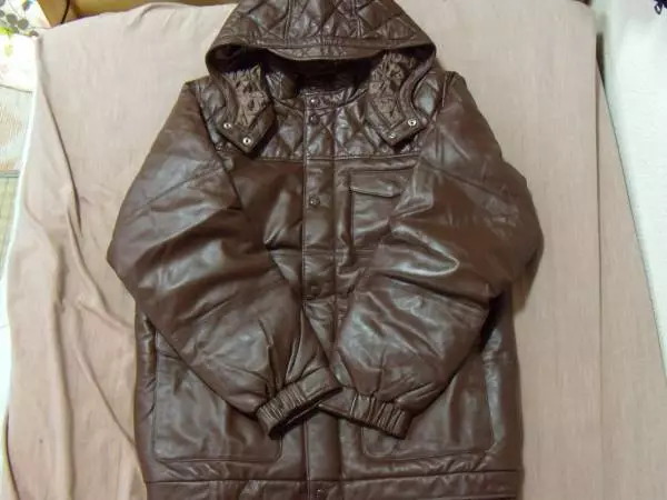 Doudoune en cuir d'agneau Supreme Supreme 06A/W Survêtement de luxe suprême