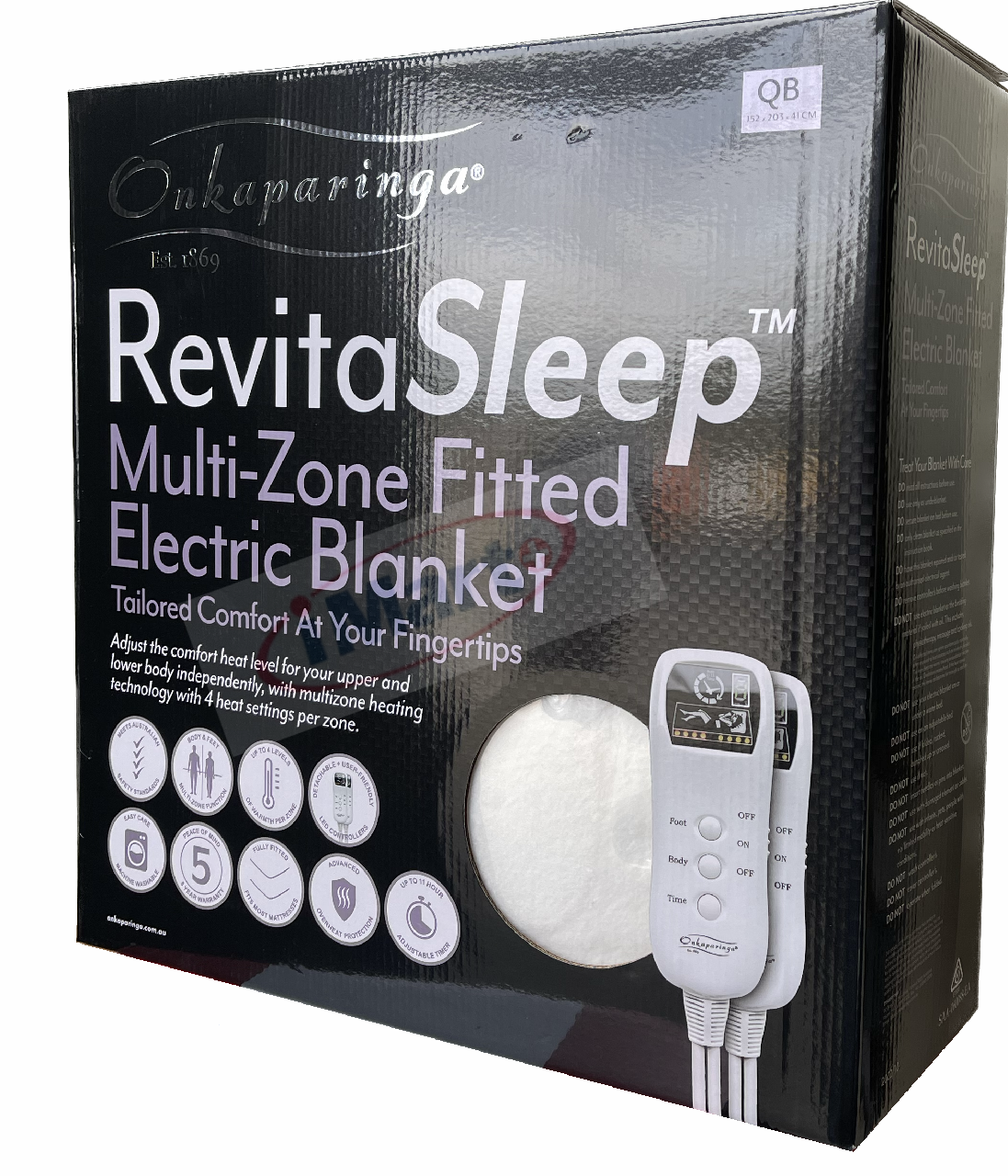 Onkaparinga Home Electric Blanket Queen Brand New eBay