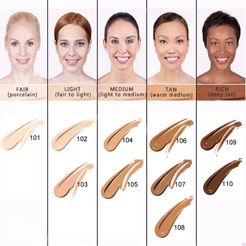 PHOERA® Soft Matte Full Coverage Liquid Foundation Concealer Longlasting Makeup - Bild 9 von 26