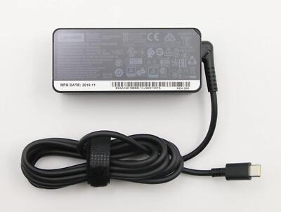 Original Lenovo ThinkPad X1 Carbon 5th Gen 45W USB-C AC Adapter Netzteil Ladegerät PSU