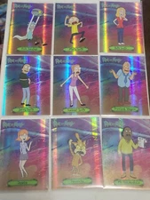 Rick Morty Season 1 Trading Cards Characters Chase Cards 1-9 Very Nice Cards HTF