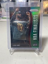 2019-20 Panini Prizm LeBron James NBA Finalists Green Prizm #3 card