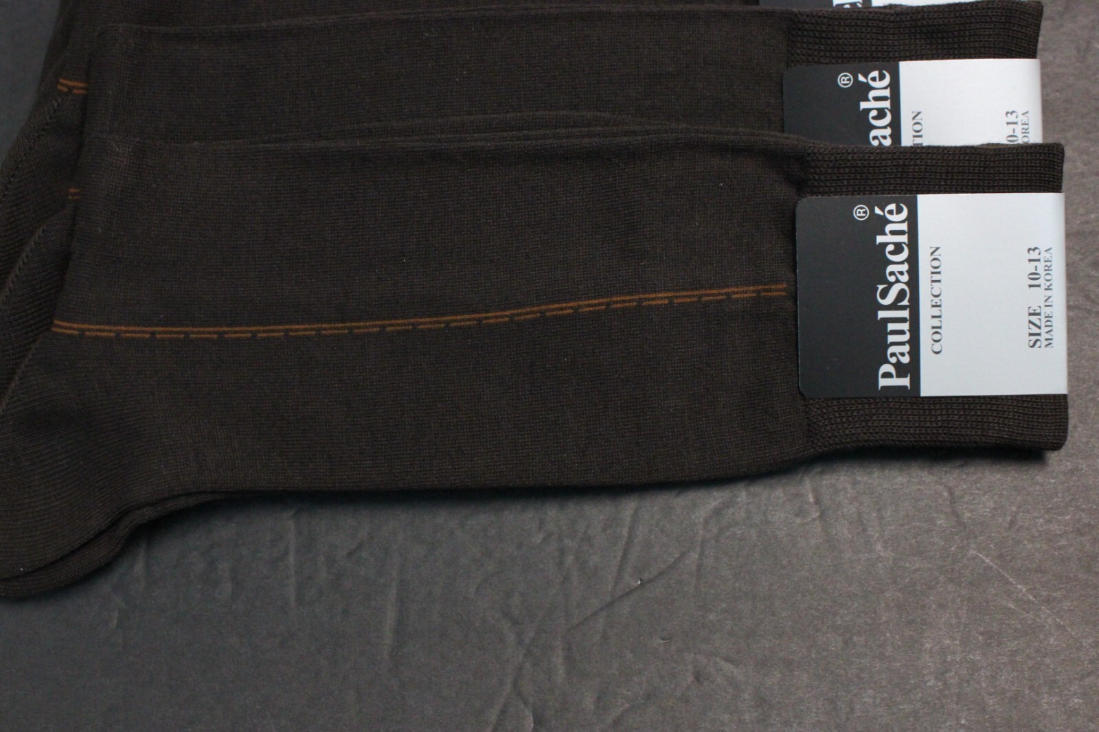 6 PAIRS MEN'S DRESS Work SOCKS SIZE 1013 shoe 812 Pima COTTON Brown