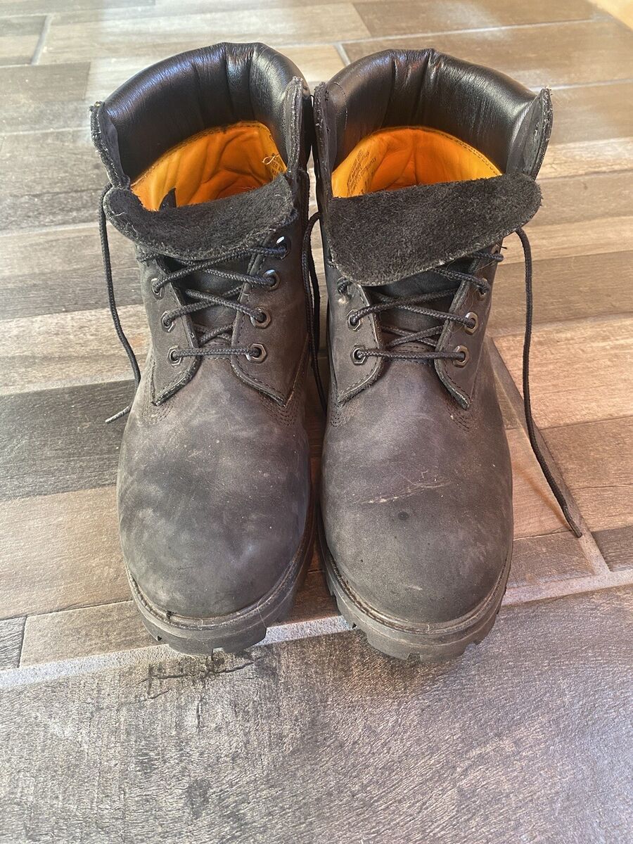 Black Timberland Genuine Leather Black Boots Soze 9.5 Black Timberland Genuine Leather Black Boots Soze 9.5