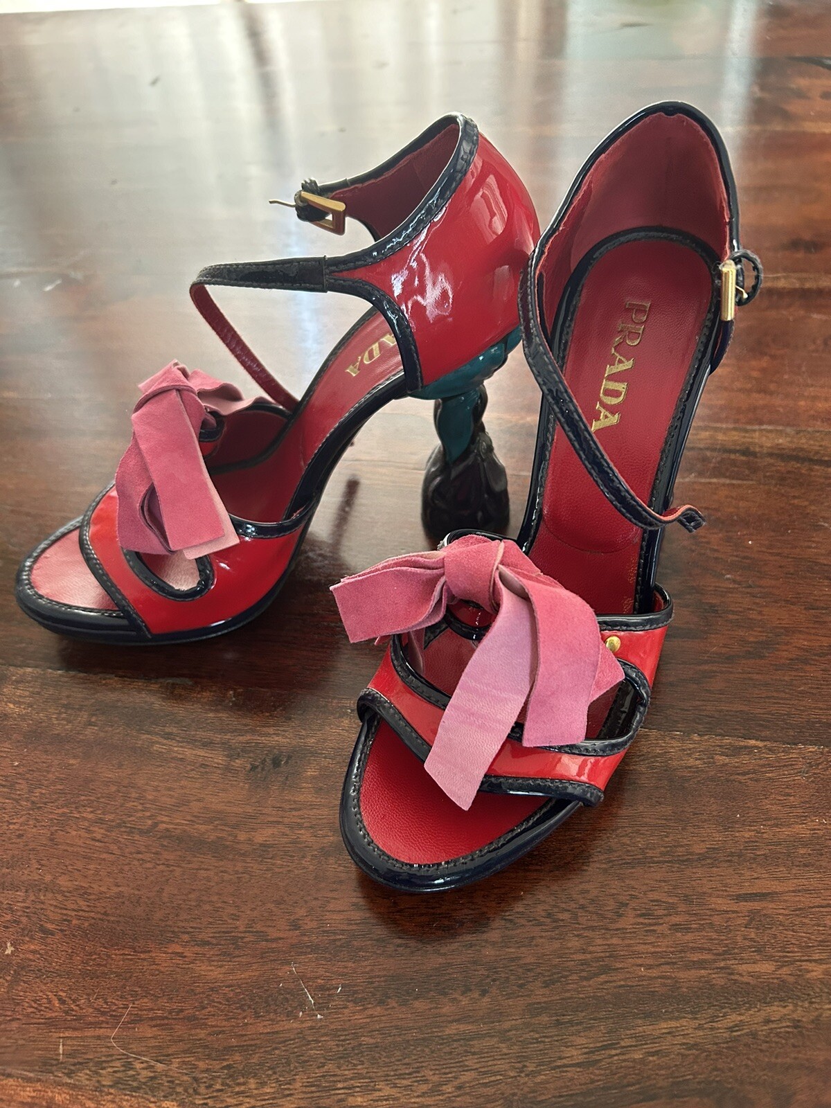 RARE PRADA FAIRY Mary Jane Heels - Spring 2008, Size 36 image 4