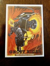2024 Marvel Masterpieces ‘92 Platinum GHOST RIDER CANVAS SSP #37