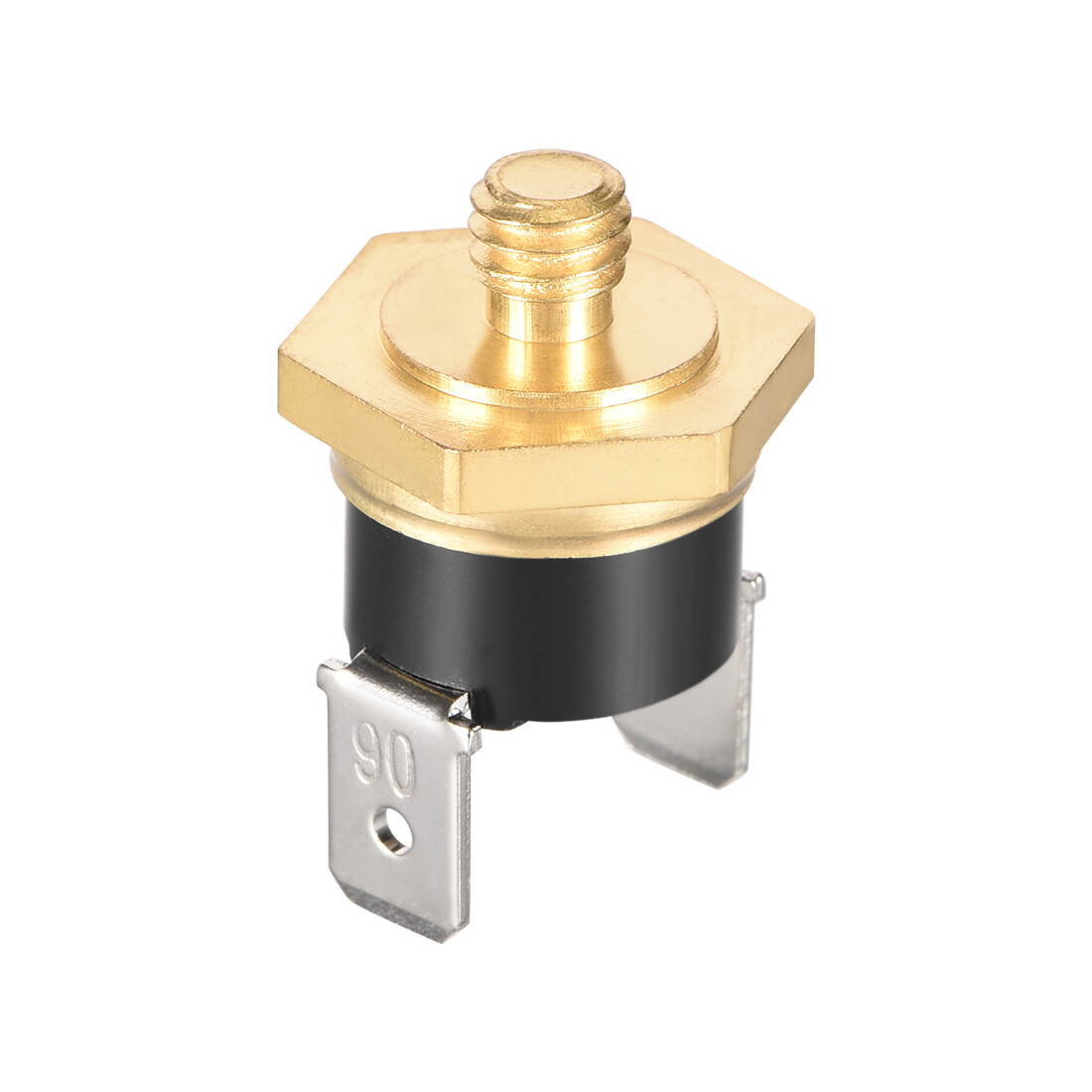 KSD301 Thermostat, Temperature Control Switch 90°C Copper M6 N.C 10A