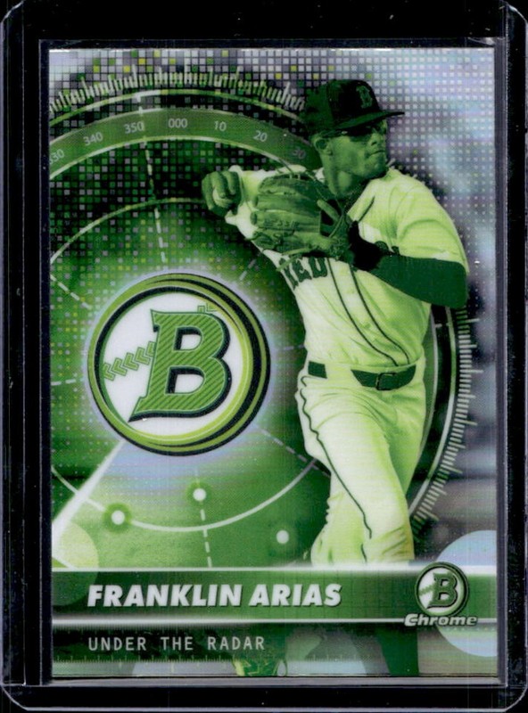 2026 Bowman Franklin Arias Under the Radar Chrome #UR-5 Red Sox