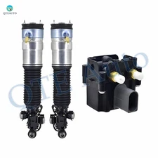 Set of 3 Air Valve Block-Rear Air Suspension Strut To 2010-2015 BMW 750LI Xdrive