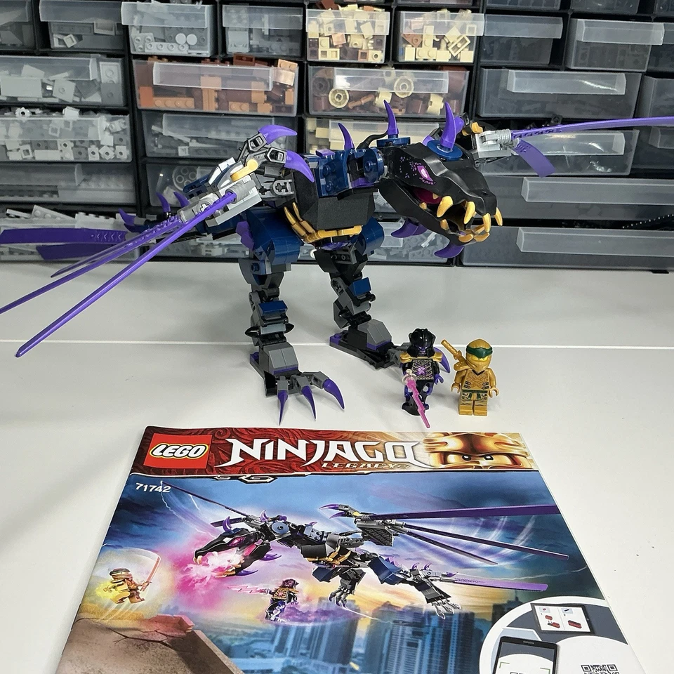 Lego Ninjago Set 71742 Overlord Dragon & Set 71700 Jungle Raider with minifigs, photo 1 of 5