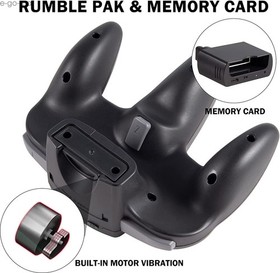 2.4G Wireless N64 Controller Remote Game Pad w/ Rumble Pak for Nintendo N64