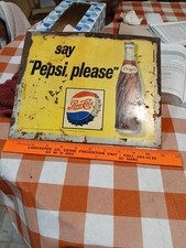 Say Pepsi Please Small Menu Sign