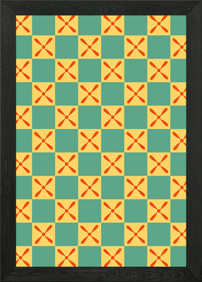 altes Ägypten Muster gerahmtes Wandbild Poster Leinwanddruck Bild