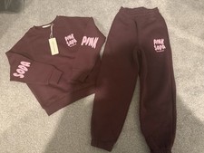 Pink Soda Sports Girls Tracksuit Age 8-9