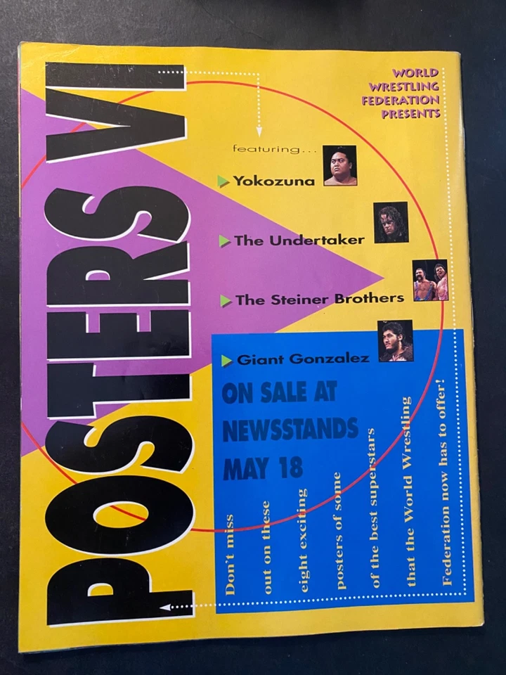 WWF Magazine (Hulk Hogan, Bret Hart & Yokozuna) - June 1993 - Image 2 of 2