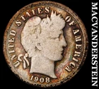 1908-O Barber Dime- Silver- Scarce Better Date No Reserve #J856