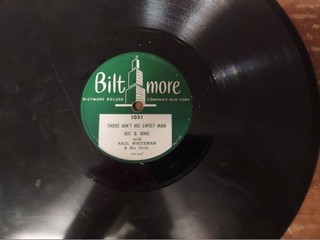 Biltmore Jazz 78/BIX & BING../BIX w. Whiteman Orch.