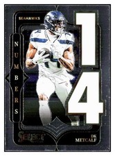 DK Metcalf 2024 Panini Select - Select Numbers #24 Seattle Seahawks *304