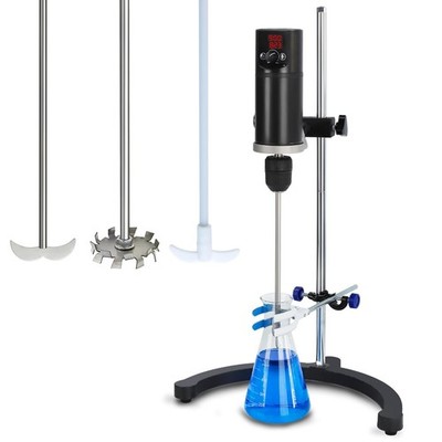 160W Lab Electric Overhead Stirrer 40L 10000mPa.s