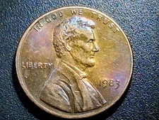 💥 1983 Penny.. DDR Variety  Major Error On "E" in States and Plating Error💥