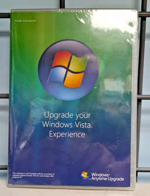 Microsoft Windows Vista Anytime Upgrade Disc 32 Bit Software