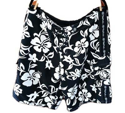 Maui Built Board Surf Shorts Size 44+ Hawaiian Floral Print