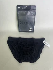 2xist Modal Luxe Hip Bikini Brief Underwear Black Mens Size S