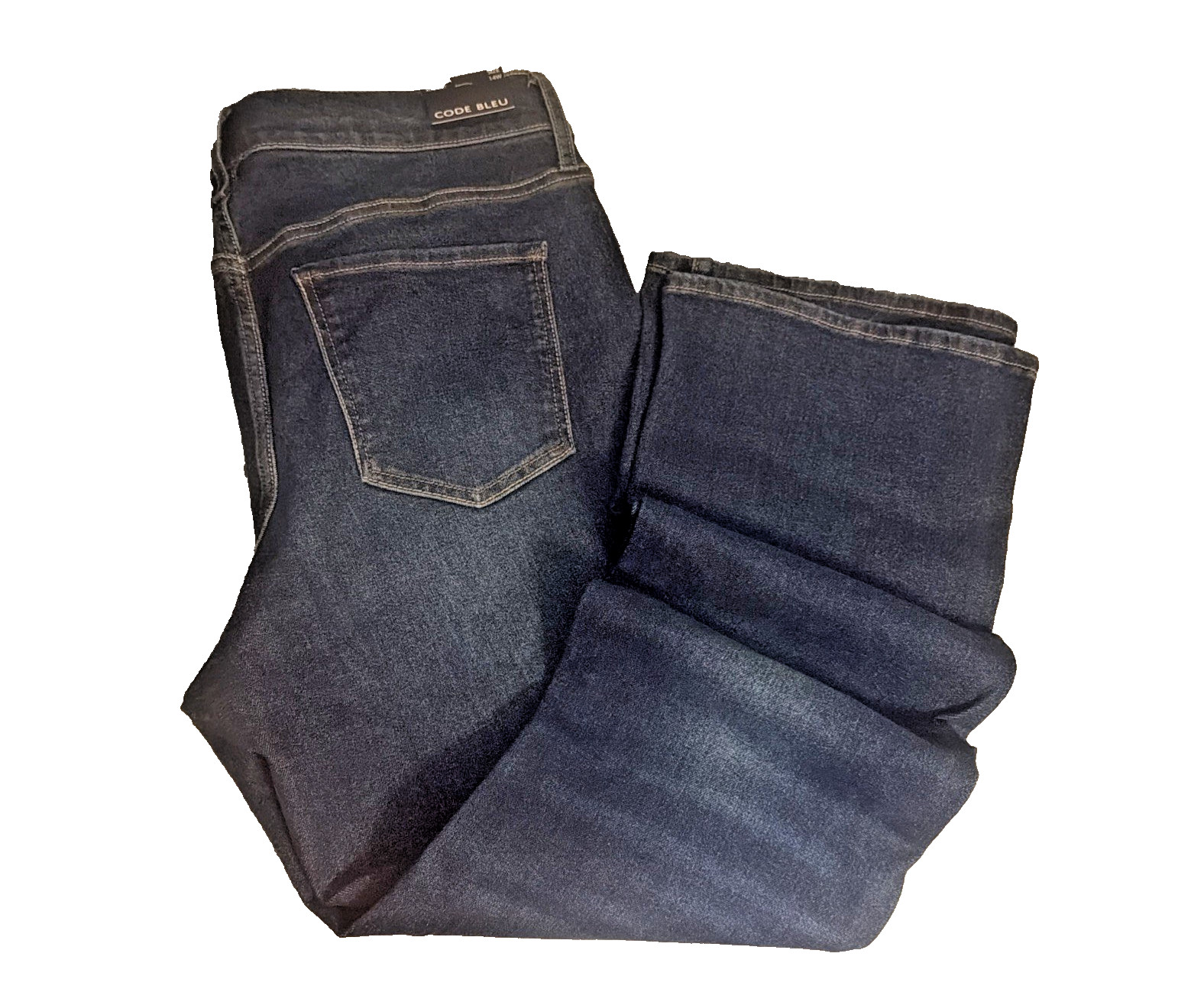 Pantalones de mezclilla CODE BLEU talla grande 14 Chelsea elásticos corte bota pierna tiro alto nuevos con etiquetas