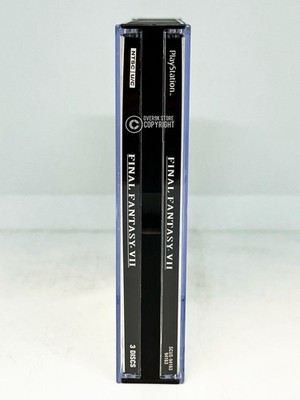 Final Fantasy VII 7 Black Label - PS1 - MISPRINT - Complete