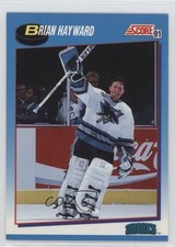 1991-92 Score Canadian Bilingual Brian Hayward #554 0a4