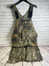 Vintage Liberty RealTree Camo Hunting Bibs Overalls Mens 46R Outdoors Size XL
