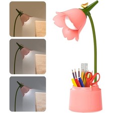 LED Flower Desk Lamp Adjustable Flower Shaped Touch Reading Lamp Desk Lamp Gifts