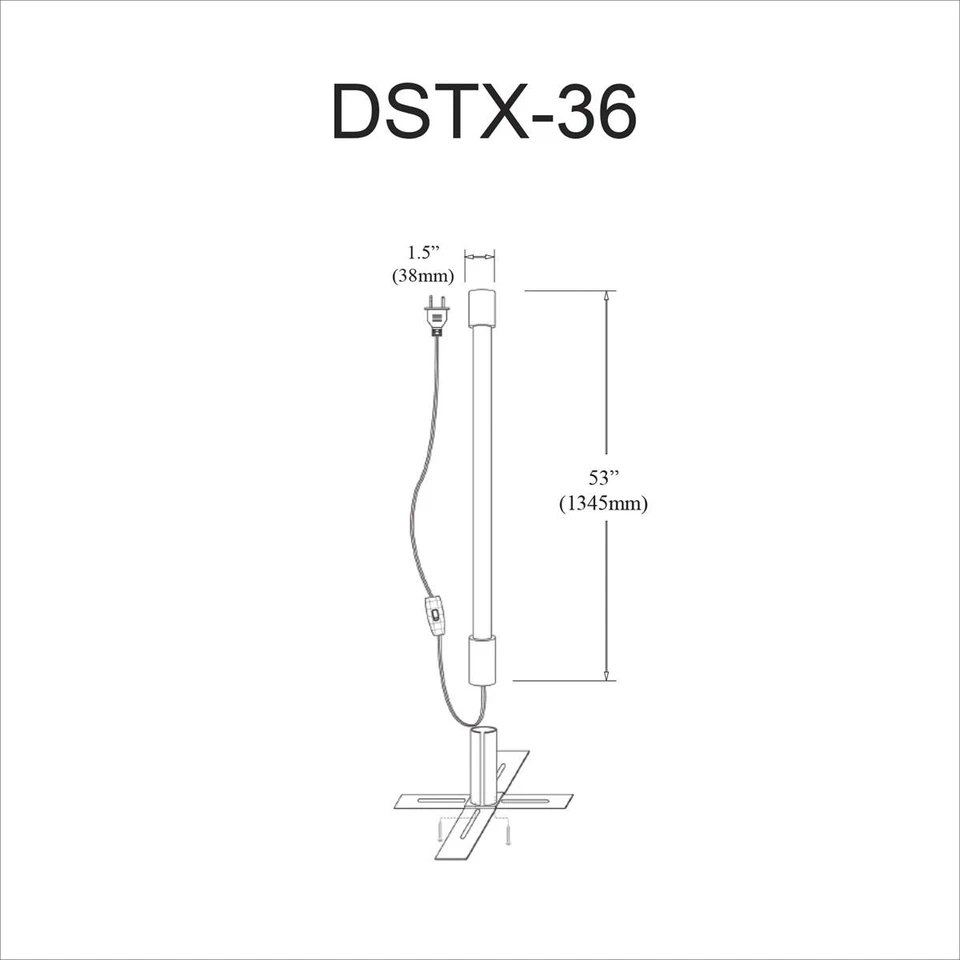 Dainolite освещение DSTX-36-BL Dainostix напольная лампа синий - Изображение 2 из 4