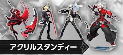 BlazBlue Cross Tag Battle Ragna & Yu & Ruby & Hyde Acrylic Stand Figure set New