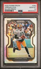 2020 Panini Silver Prizm #363 Jordan Love Packers RC Rookie PSA 10 GEM MINT