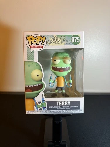 Funko Pop Animation Solar Opposites Terry 975 Sci-Fi Aliens Sitcom Vinyl Figure