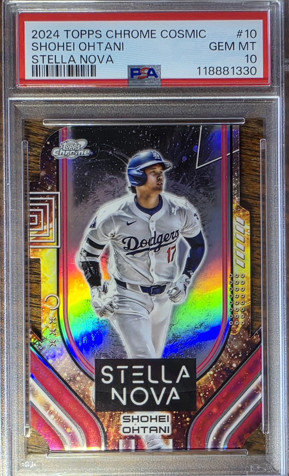 Shohei Ohtani 2024 Topps Chrome Cosmic STELLA NOVA PSA 10 GEM MINT LOW POP!!!