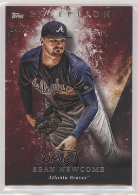 2018 Topps Inception Red 4/75 Sean Newcomb #20 g2u
